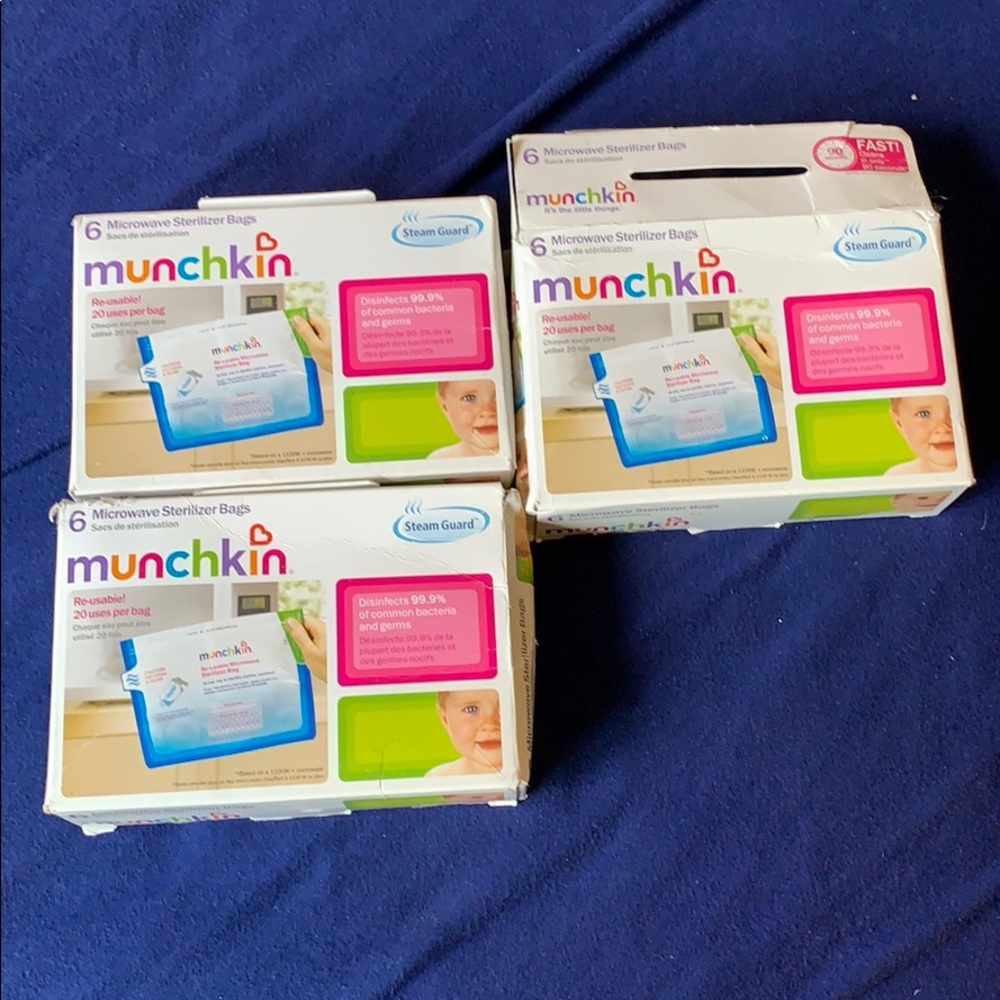 Munchkin reusable sterilizer bags